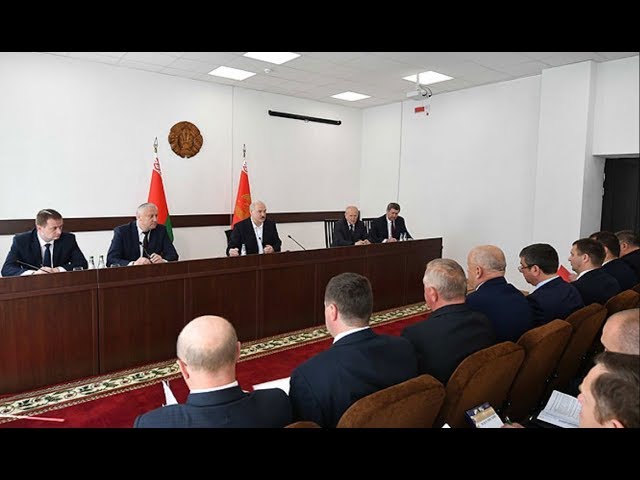 Александр Лукашенко провел совещание с руководством Житковичского райисполкома и предприятий района