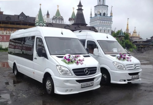 Самые красивые микроавтобусы для Вас и Ваших гостей на свадьбе