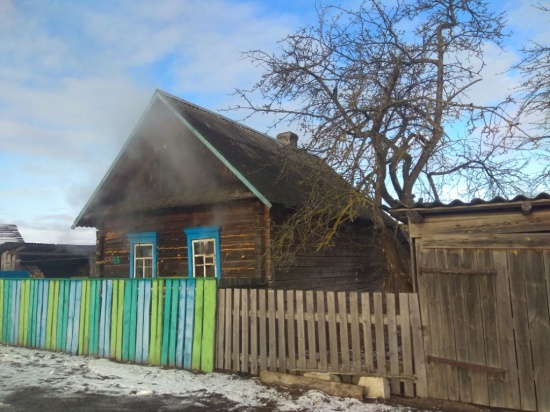 В Петриковском районе на пожаре погибла пенсионерка