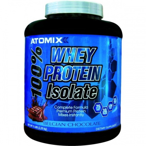 100 % Whey Protein Isolate от Atomix – лучший строительный материал для красивых мышц