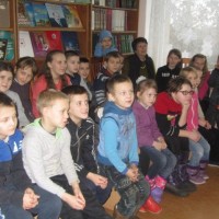 Посещение сельской библиотеки