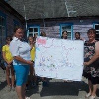 Перадача эстафеты акцыі "Сцяжынкамі роднага краю"