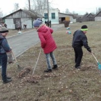 Наведение порядка на территории учреждения -3844
