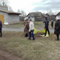 Наведение порядка на территории учреждения -3843