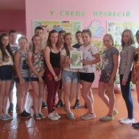 Перадача эстафеты Камаровіцкай СШ (жнівень 2017 года)
