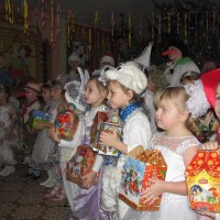 Навагодні ранішнік у дзіцячым садзе
