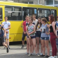 Перадача эстафеты Камаровіцкай СШ (жнівень 2017 года)