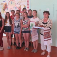 Перадача эстафеты Камаровіцкай СШ (жнівень 2017 года)