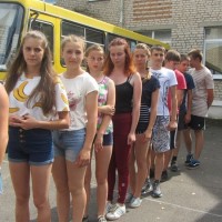 Перадача эстафеты Камаровіцкай СШ (жнівень 2017 года)
