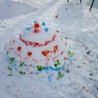Выставка снежных фигур