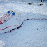 Выставка снежных фигур