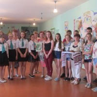 Перадача эстафеты Камаровіцкай СШ (жнівень 2017 года)