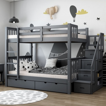 Двухъярусная кровать для детской и ее достоинства