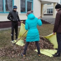Наведение порядка на территории учреждения -3845