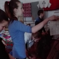 Посещение школьного музея -3824