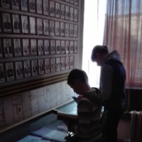 Посещение школьного музея -3823