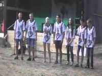 Команда Петриковского района КРАСАВЧИКИ на областном туристическом слете подростков