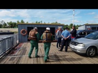 Лунинец. Паром через Припять. 15.07.2016