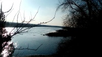 Река Припять в ноябре